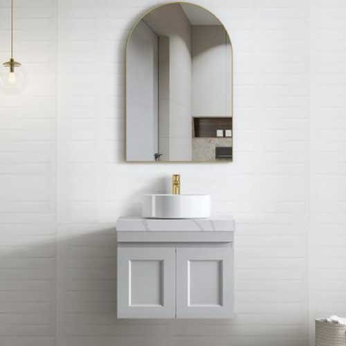 Hampton Mark II Matte Grey 600 Vanity