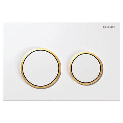 Kappa Dual Flush Button Rn WhiteGold