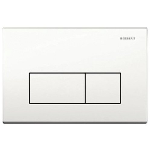 Kappa Dual Flush Button Square White