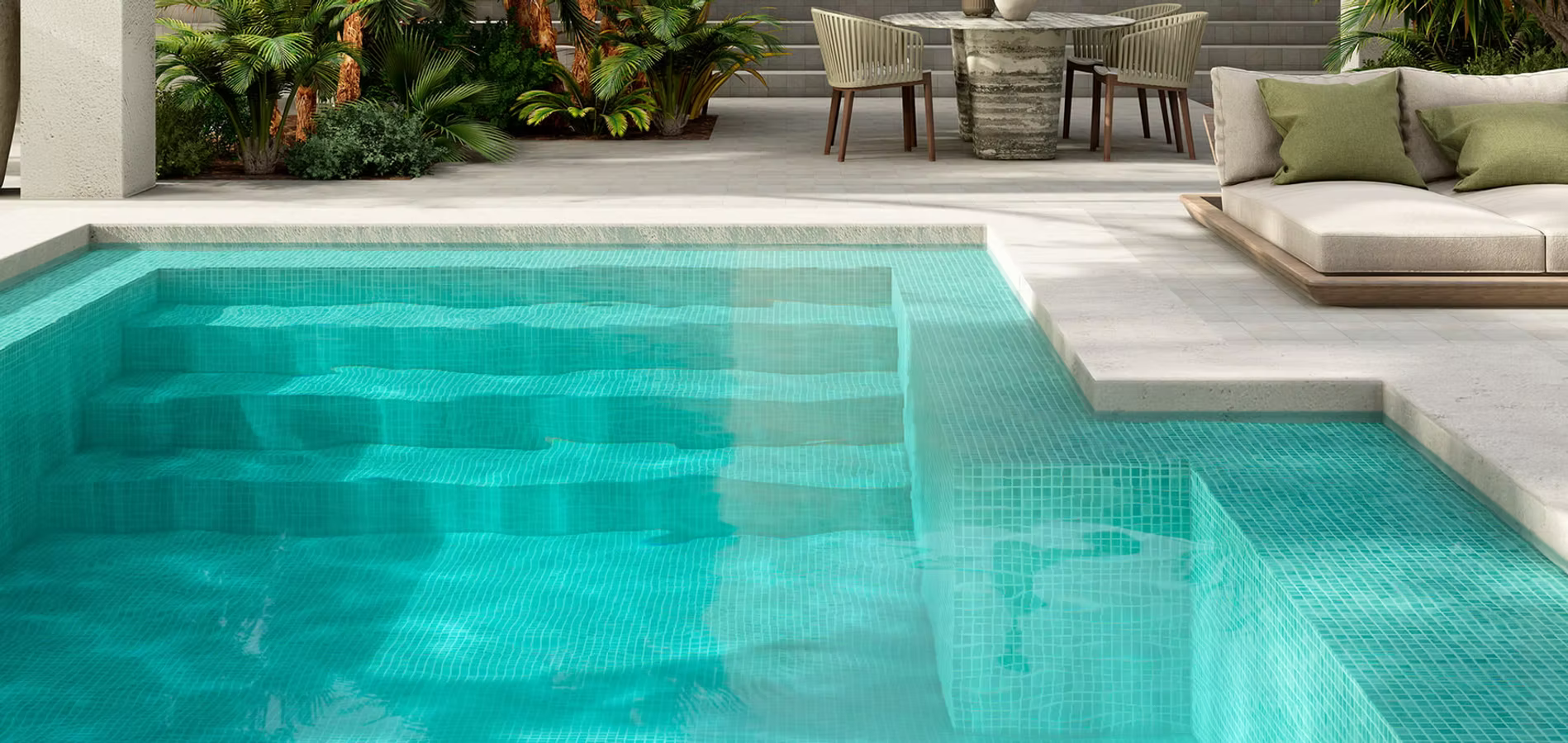 Altto Glass Pool Mosaics - Capital Tiles and Flooring Canberra