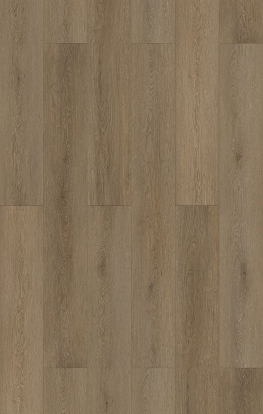 Close-up of wooden flooring with a brown and beige color scheme.