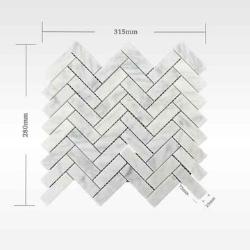 Carrara Mosaic Tiles