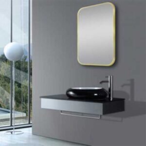 BRUSHED-GOLD-ROUNDED-RECTANGULAR-FRAMED-MIRROR