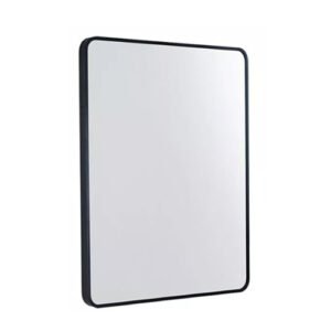 Black Aluminium Frame Rectangle Mirror