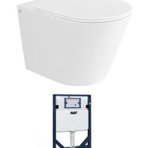 ALZANO WALL HUNG PAN R&T INWALL CISTERN SET