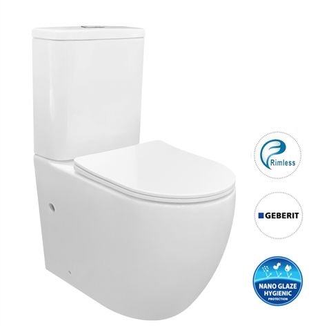 Cosenza Rimless Toilet Suite - Capital Tiles