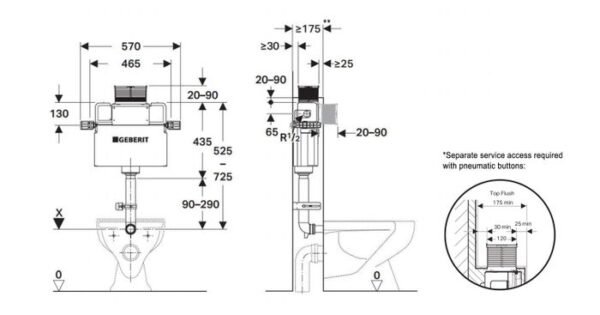 Kappa Mid-level Under Counter Concealed Cistern1