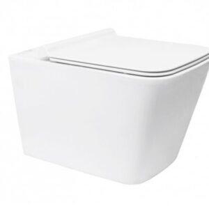 X-CUBE WALL HUNG PAN RIMLESS FLUSHING SOFT CLOSE THICK SEAT