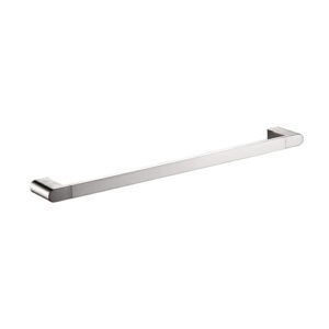 Flores Single Towel Rail 600mm Brushed Nickel