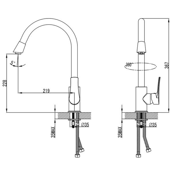 Ikon/Sulu Sink Mixer