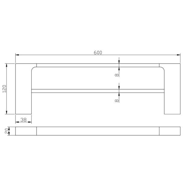 Eden Double Tower Rail