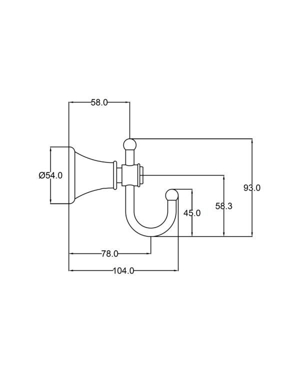 Ikon/Clasico Robe Hook