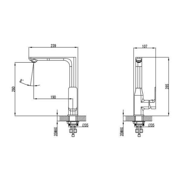 Ikon/Seto Sink Mixer