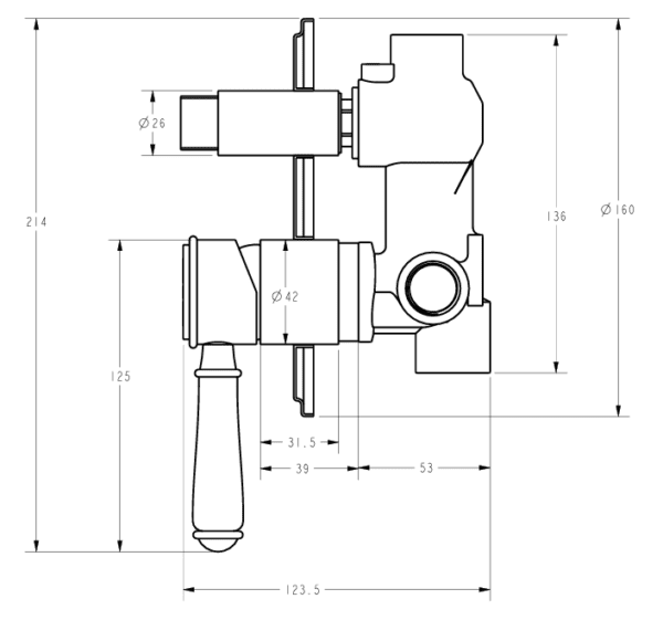 Ikon/Clasico Wall Divertrt Mixer Trim Kits