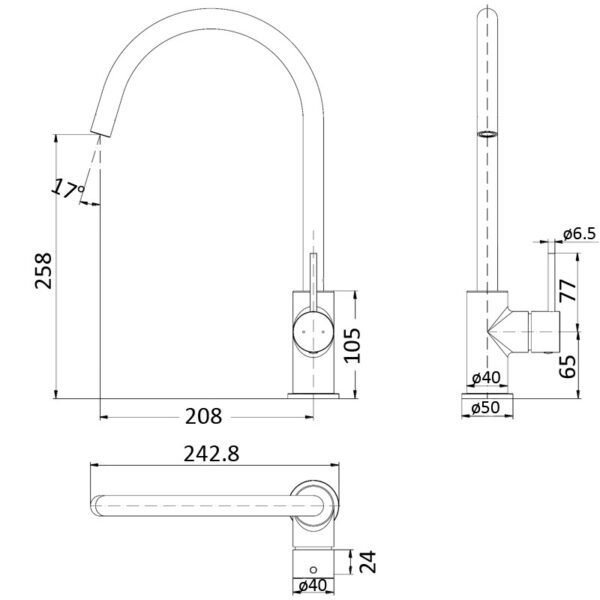 Ikon/ Hali Sink Mixer C