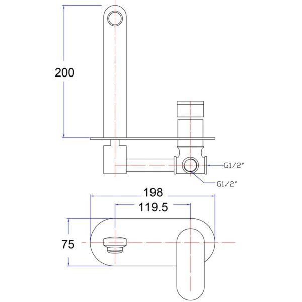 Cora Basin Mixer With Spout