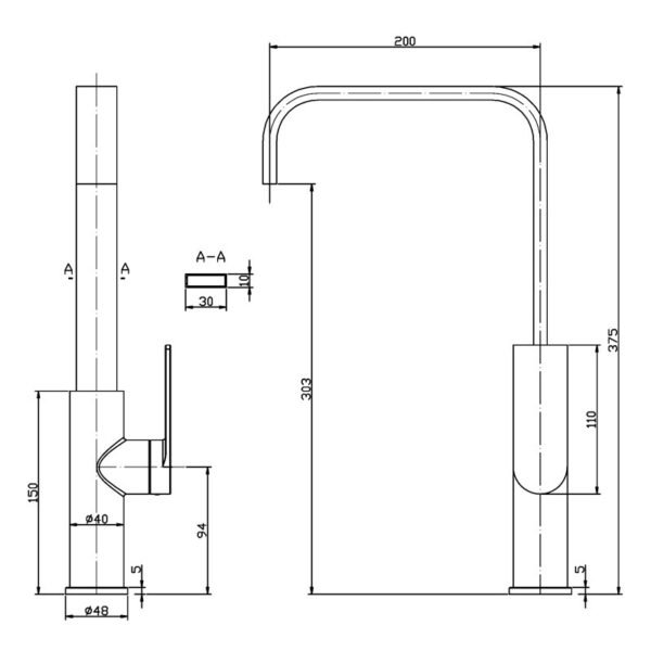 Ruki Sink Mixer