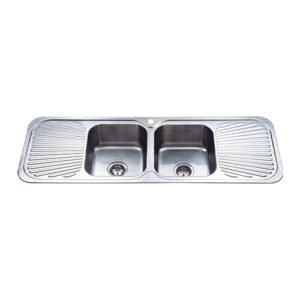 Cora Double Bowls & Double Drainers Kitchen Sink