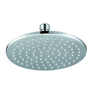 Cora Black Round Shower Head Chrome