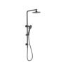 Cora Round Multifunction Shower Set Matt Black