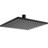 Eden Square Brass Shower Head Matt Black