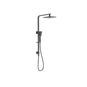 EDEN SQUARE MULTIFUNCTION SHOWER SET Matt Black