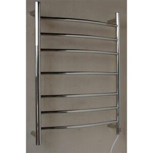 Heated Towel Rail 7 Curved Round Tubes