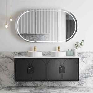 Laguna Black American Oak Vanity 1500x460mm