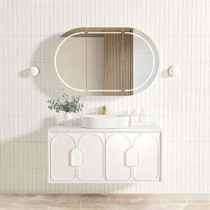 Laguna Satin White Vanity 1200x460mm