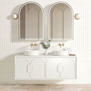 Laguna Satin White Vanity 1500x460mm