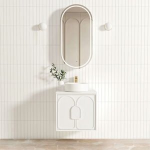 Laguna Satin White Vanity 600x460mm