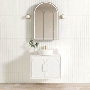 Laguna Satin White Vanity 750x460mm