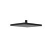 Rosa Square Plastic Shower Head 200mm Matt Black