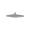 Rosa Square Plastic Shower Head 200mm Gun Metal