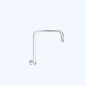 Round Rectangle Cured Shower Arm Chrome