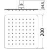 Nova Square Shower Head