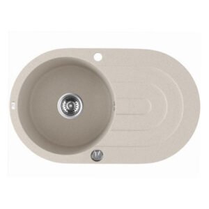 kitchen-sink-Beige Granite-Automatic Plug