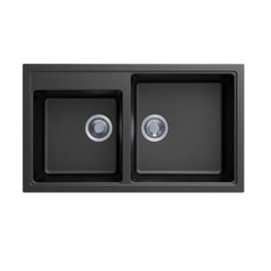 kitchen-sink-black-granite-flush-under-mount