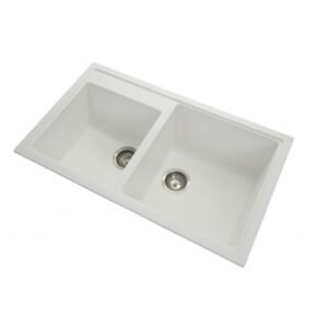 kitchen-sink-white-granite-double-bowl