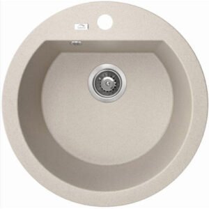 kitchen-sink-beige-granite-click-clack-plug-510205mm