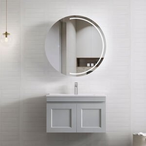 Satin Light Grey Hampton Mark II Wall Hung Vanity 750mm