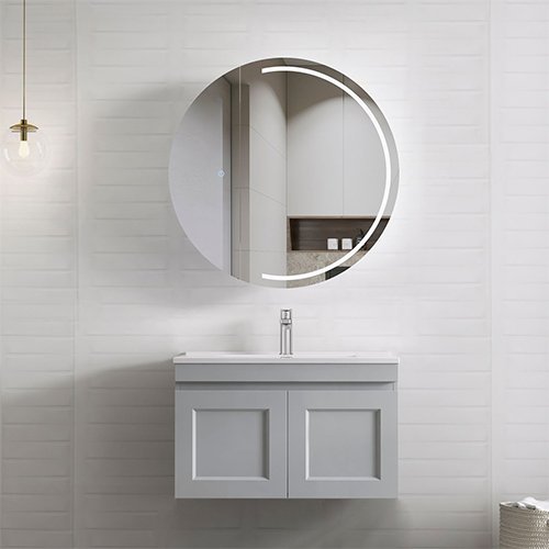 Satin Light Grey Hampton Mark II Wall Hung Vanity 750mm - Capital Tiles