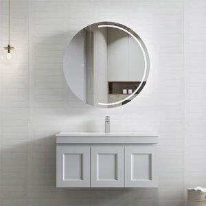 Satin Light Grey Hampton Mark II Wall Hung Vanity 900mm